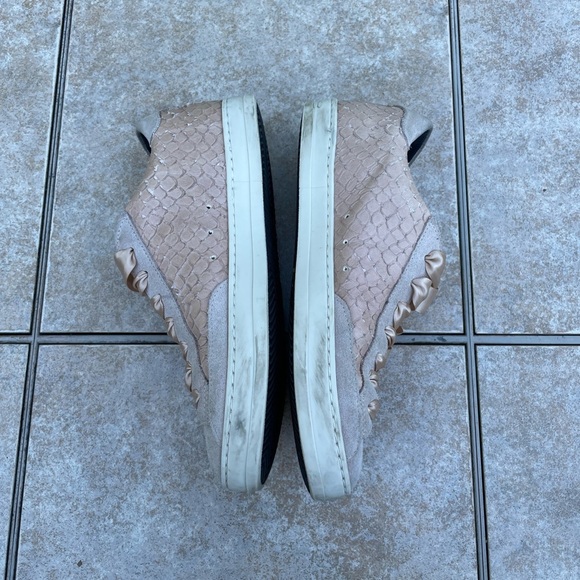 p448 john pink python snakeskin print sneakers - Picture 12 of 16